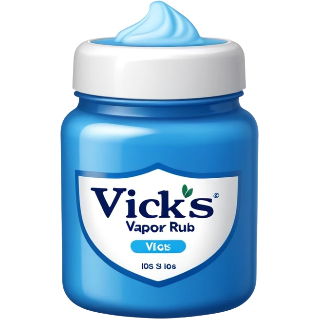 Vicks vapor rub emoji
