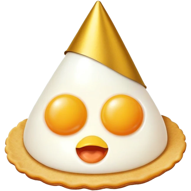 Huevo frito de fiesta emoji