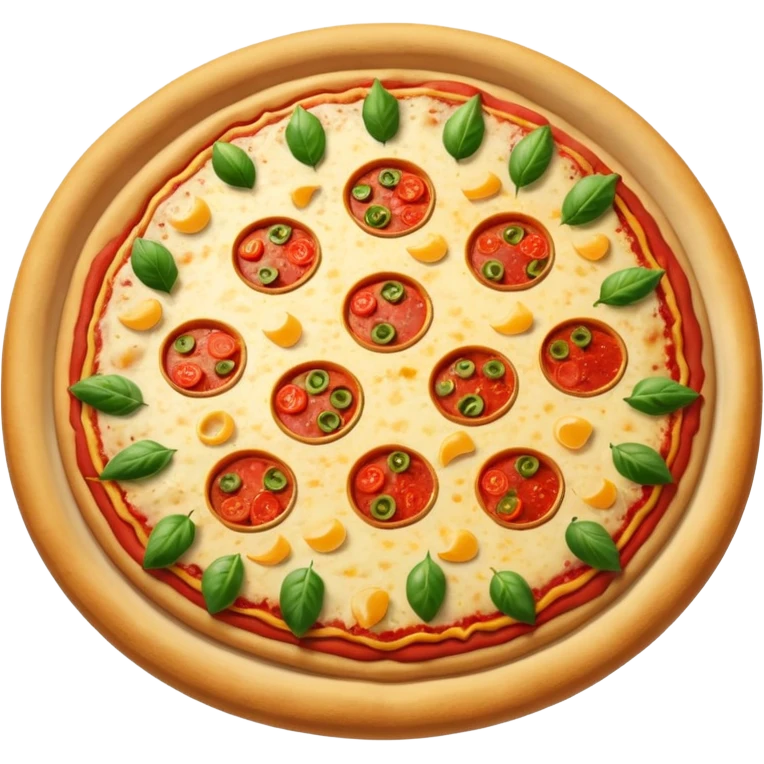 Christmas pizza emoji