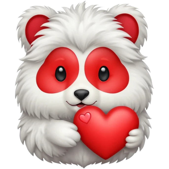 Animal with a heart emoji