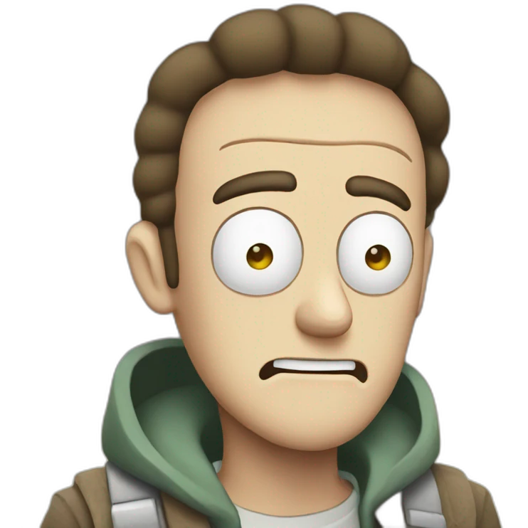 Rick from Rick and morty emoji