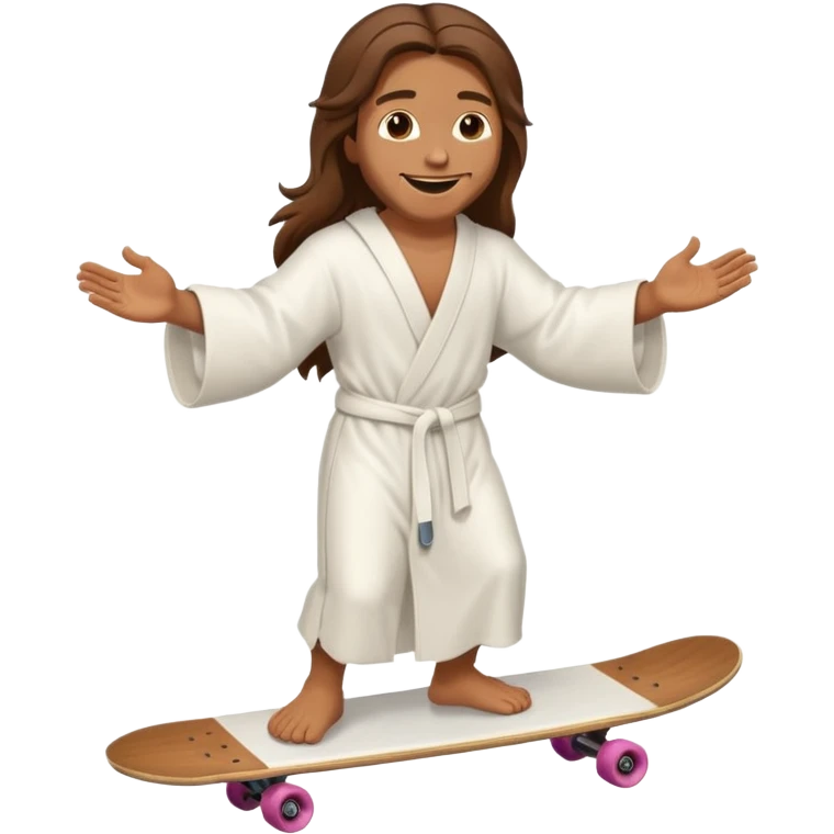 jesus on a skateboard  emoji