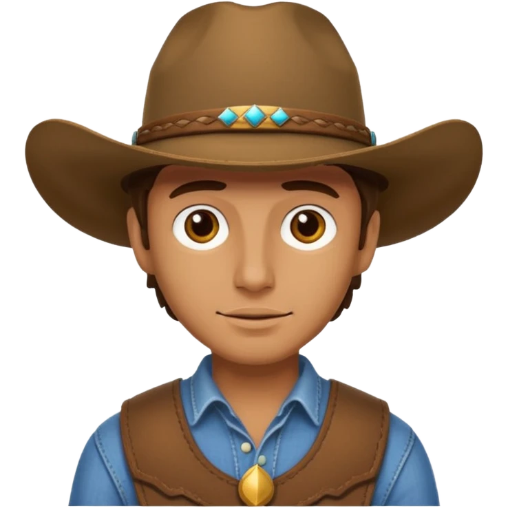 covboy with horse man  emoji