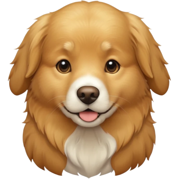 golden retriever dog emoji