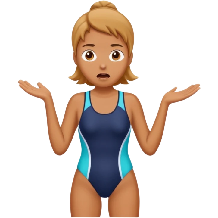 Requin choquer en maillot de bain  emoji
