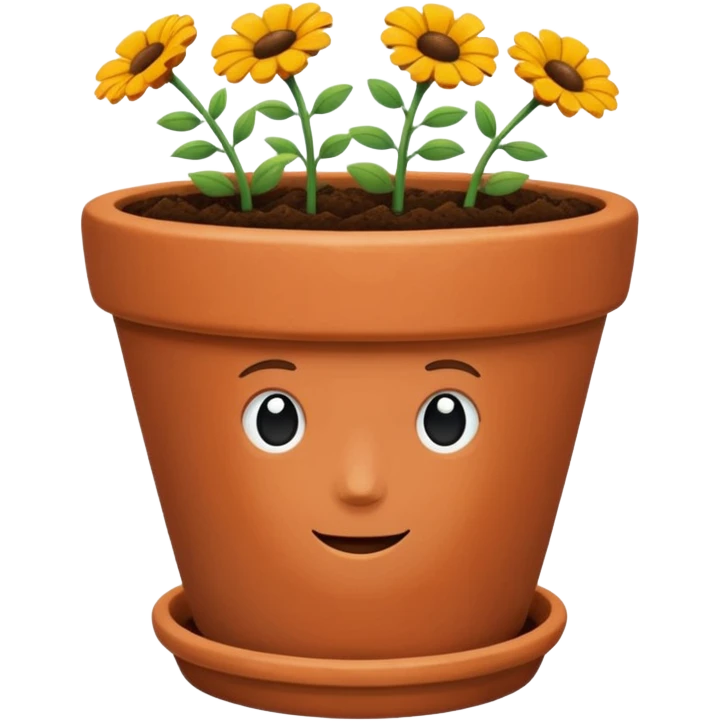 flower pot emoji