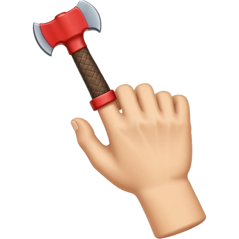 Generate axe em jacks hand sign which is kind of like an “L” made with your thumb, pointer, and middle finger — emoji