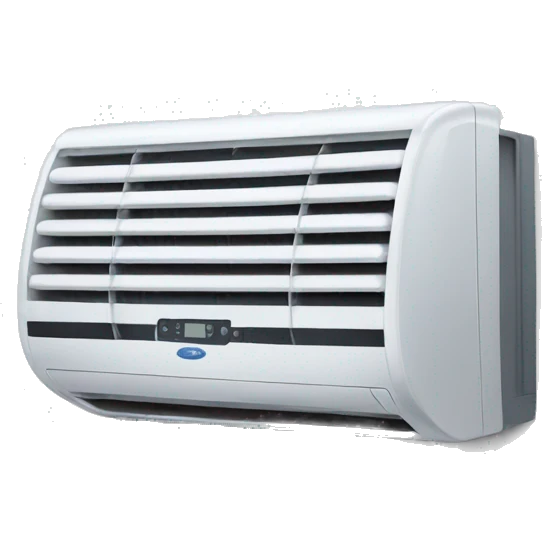 Air Conditioner flowing air emoji