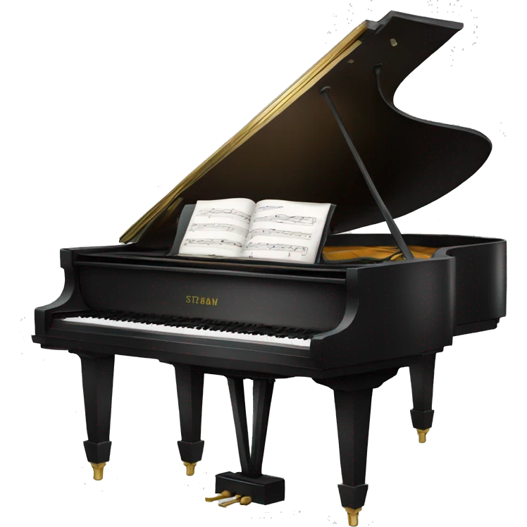 a grand piano emoji