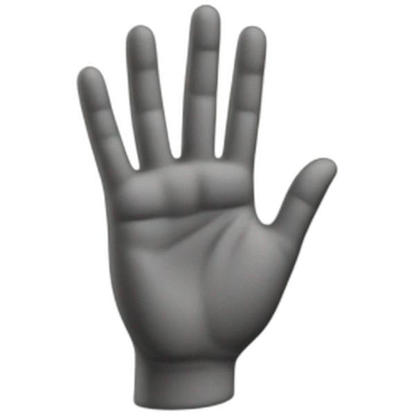 Hand sign of the aldente Italian paste emoji