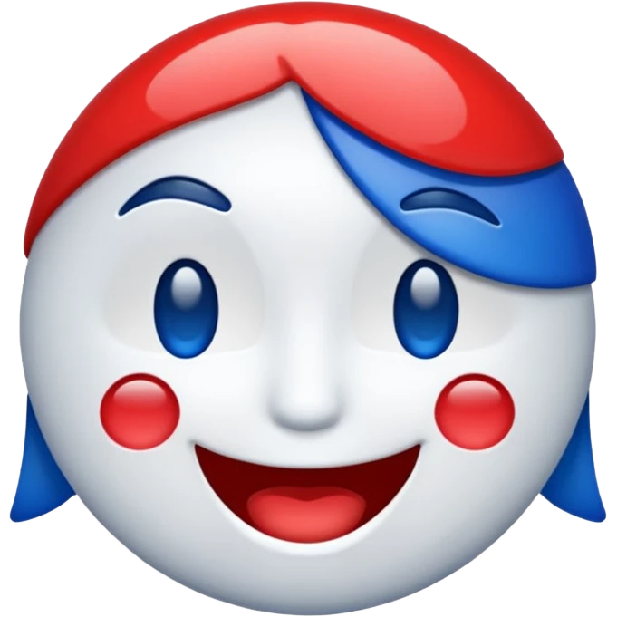 French flag winking emoji emoji