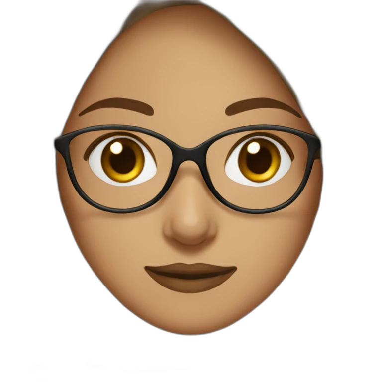 brown hijabi glasses female teacher emoji