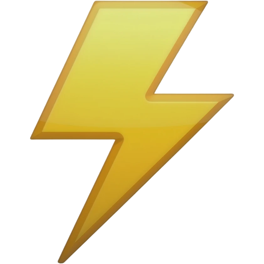 lightning emoji