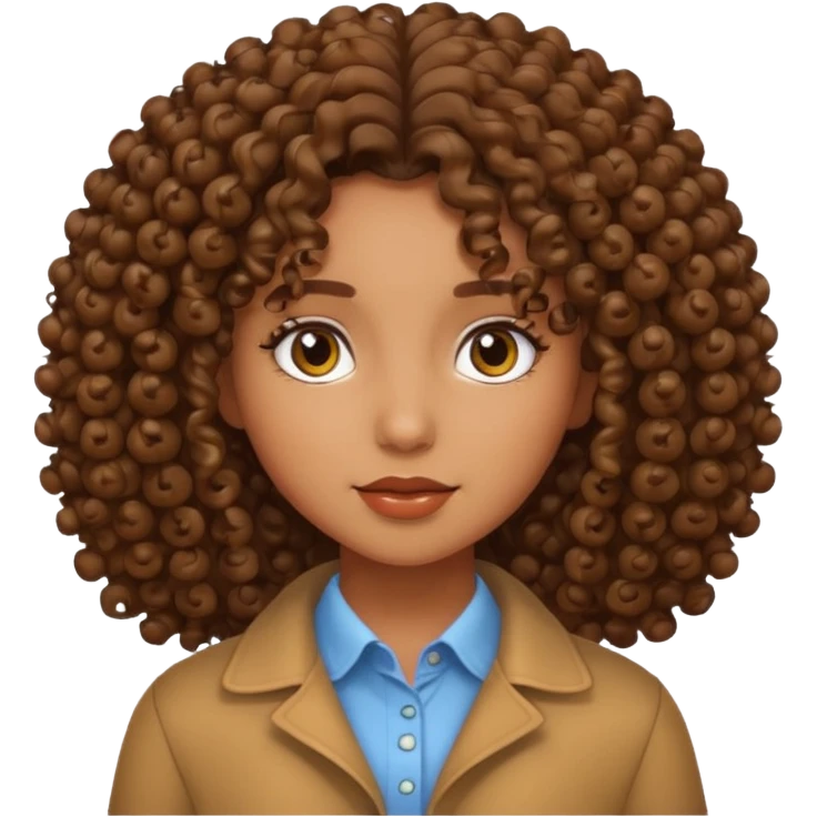 Cacheada  emoji