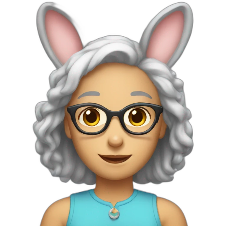 Bunny mom emoji