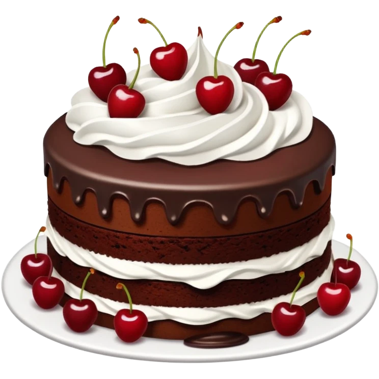 Black forest cake emoji