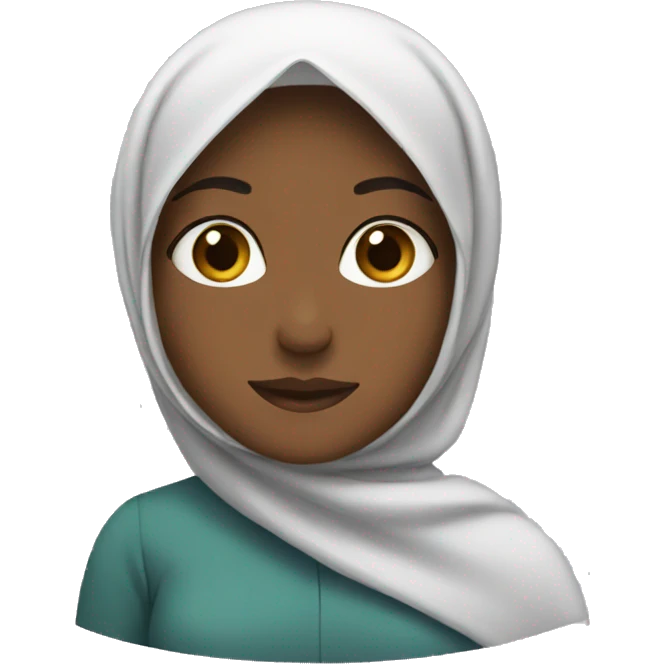 girl with hijab emoji