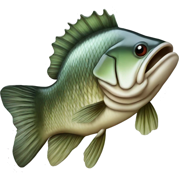 a dead bass fish emoji