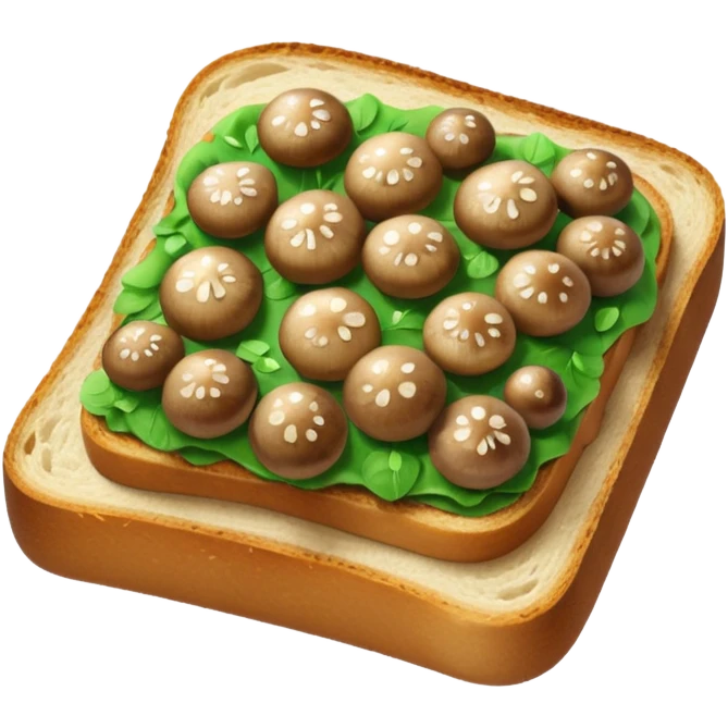 mushroom toast emoji
