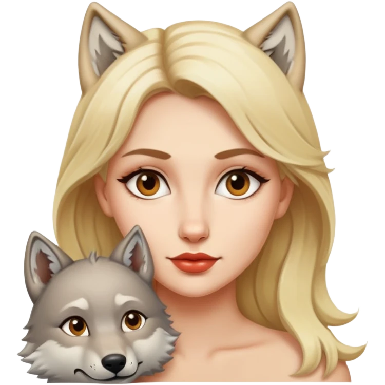 Блондинка занимается сексом с волком  emoji