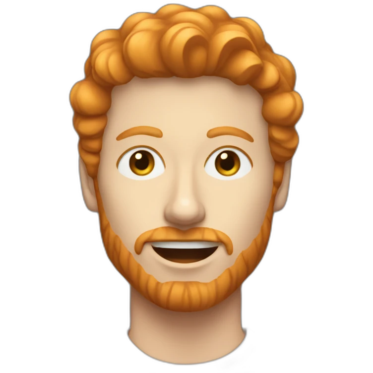ginger mullet guy with synthesiser emoji