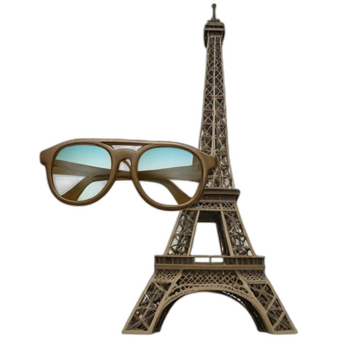 Tour Eiffel brille emoji