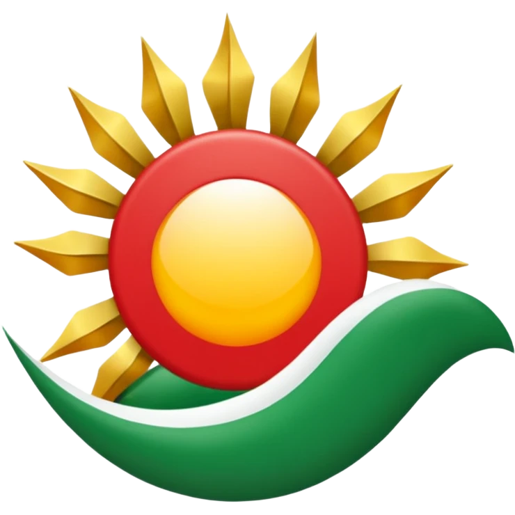 Kürdistan bayrak emoji