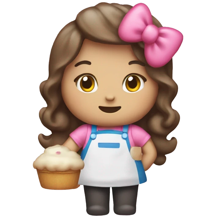 hello kitty baking emoji