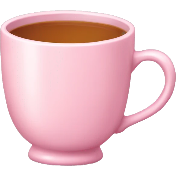 Light pink Tea cup  emoji