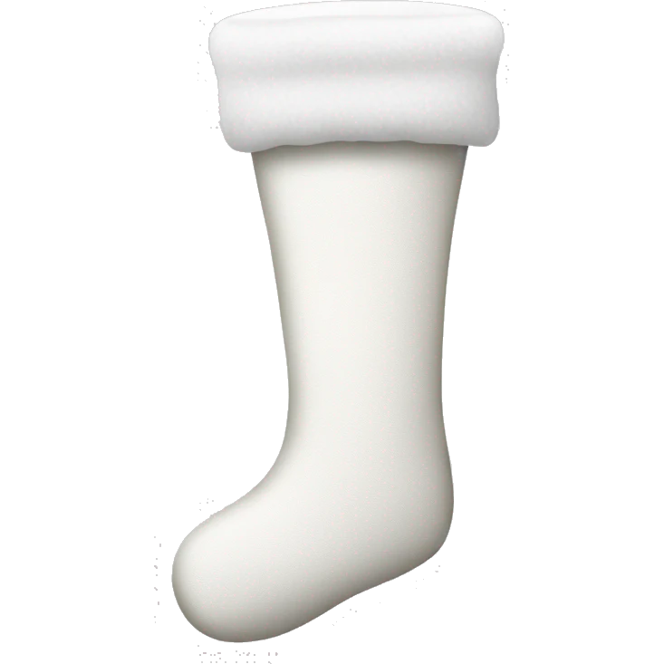 White stocking emoji