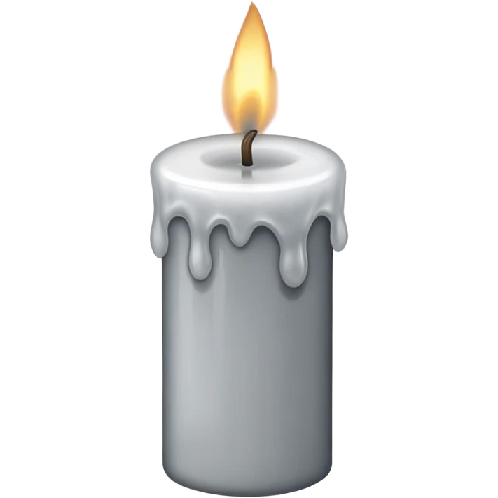 Candel without flame 🔥 only smoke emoji
