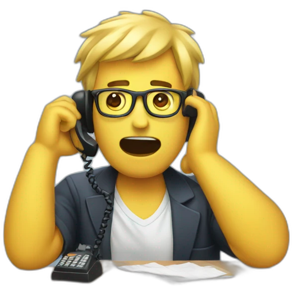 Telephone break emoji