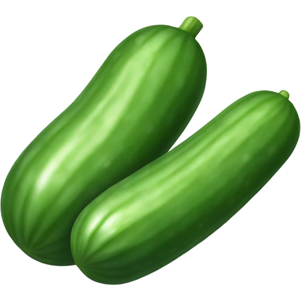 Beating a cucumber  emoji