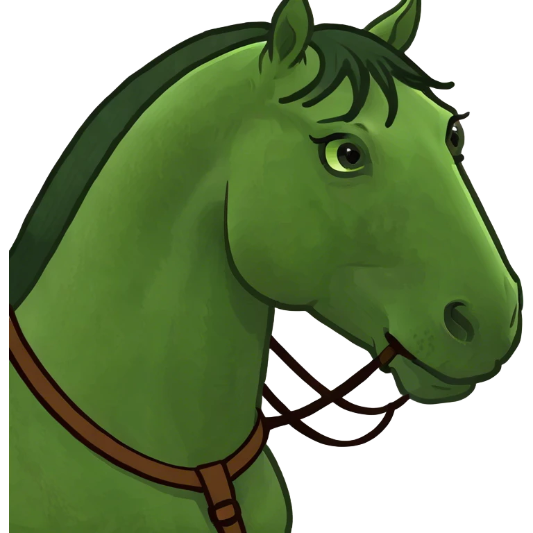 Horse in sadle emoji