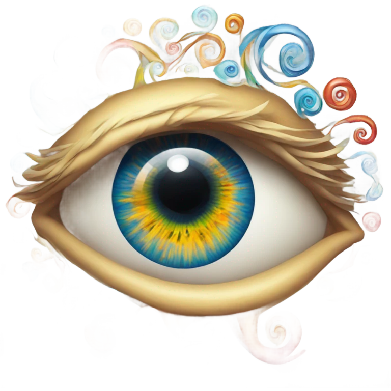 spiral eyes emoji