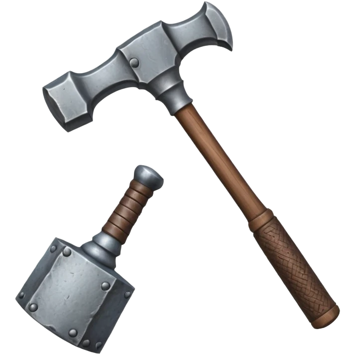 Medeival smithing hammer emoji