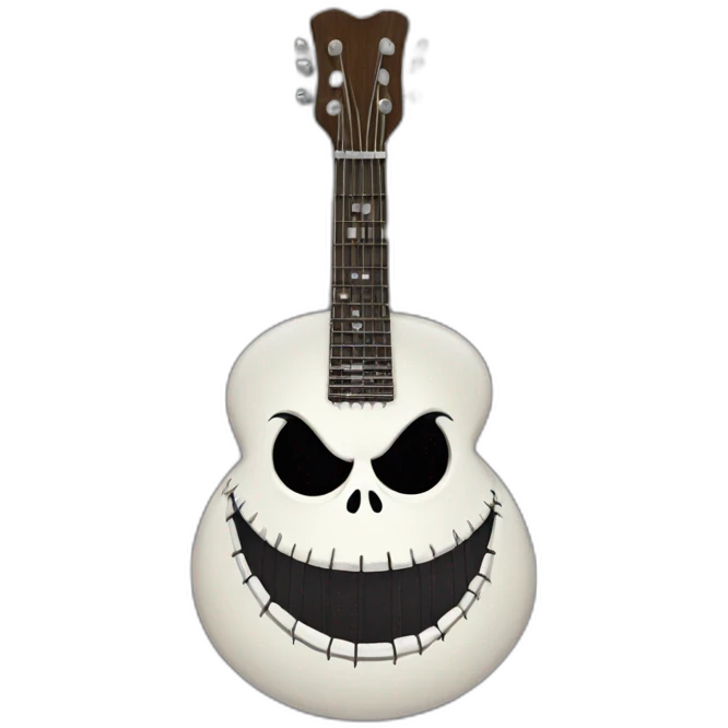 Jack Skellington guitare emoji