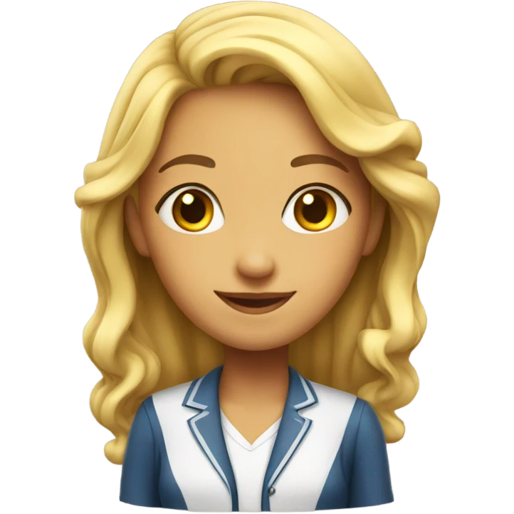 pretty school girl on Deal emoji
