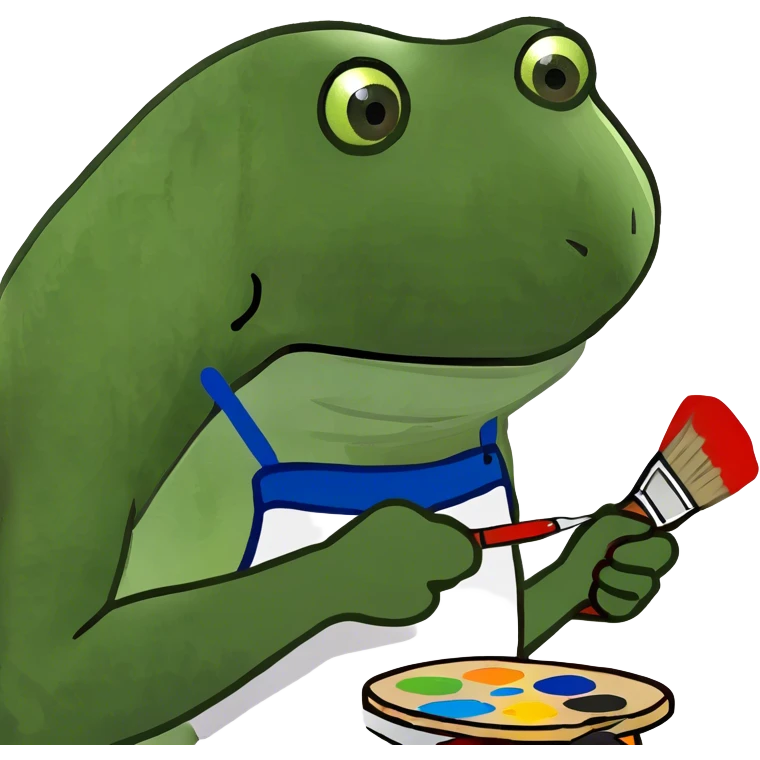 Coloring on Ceramic dishware emoji