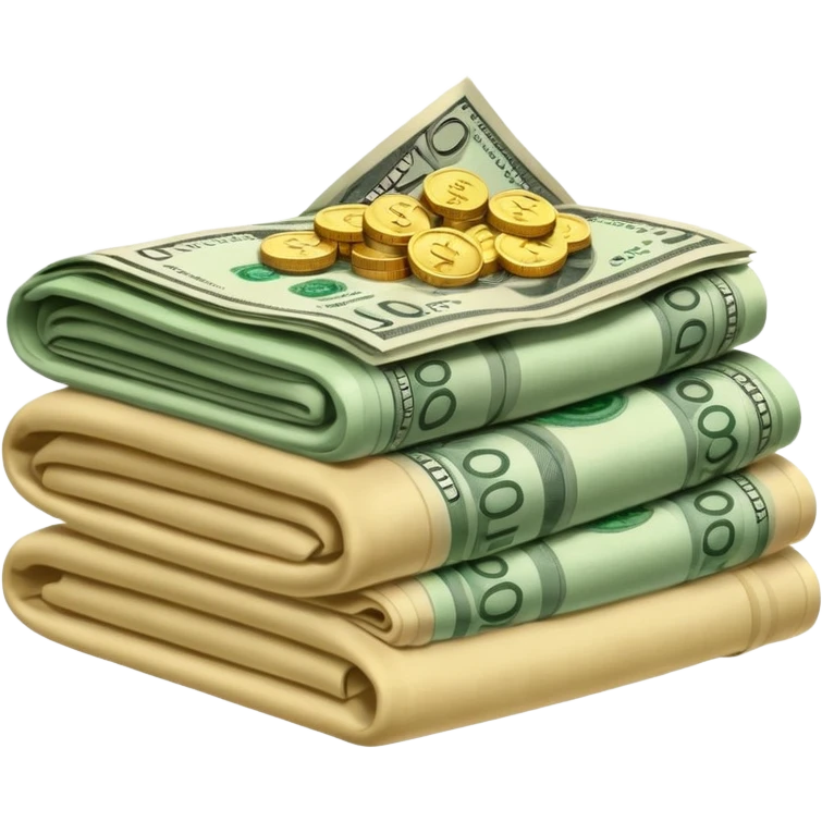 MONEY UNDER THE BLANKET emoji