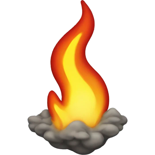 Fuego agua  y vapor emoji