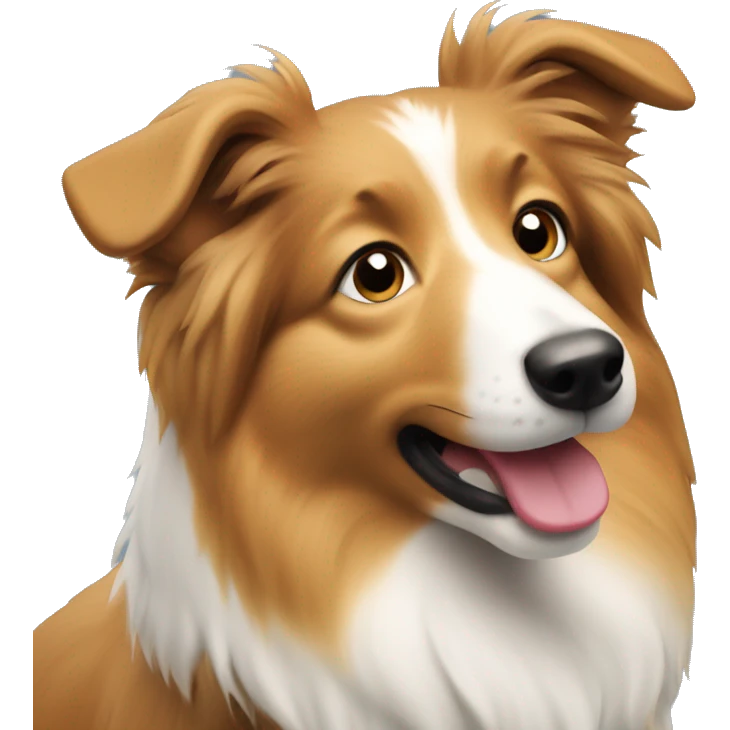 Shetland sheepdog emoji