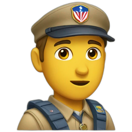 Salut scout emoji