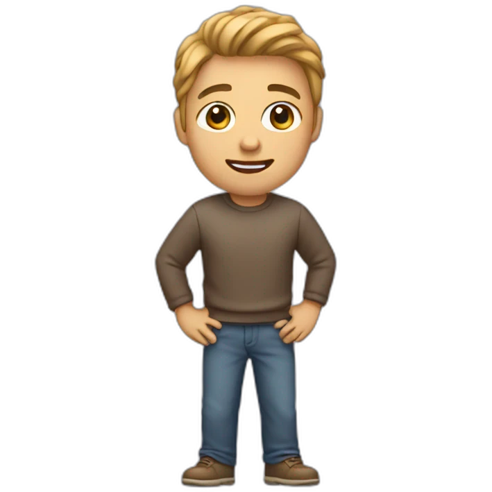 person holding a tutorial emoji