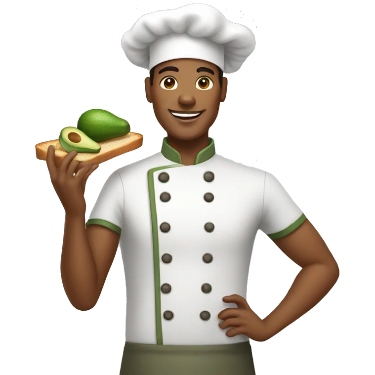 cook with avocado toast emoji