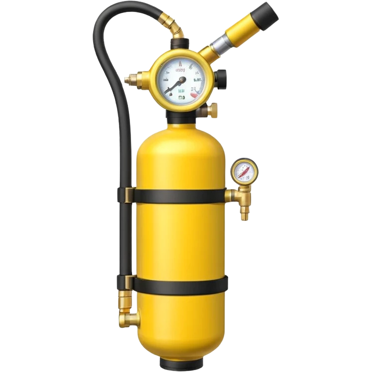 yellow scuba diving oxygen tank emoji