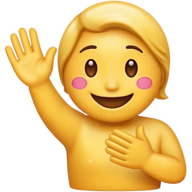 Smiling emoji clapping emoji