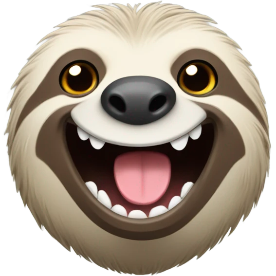 smiled sloth emoji