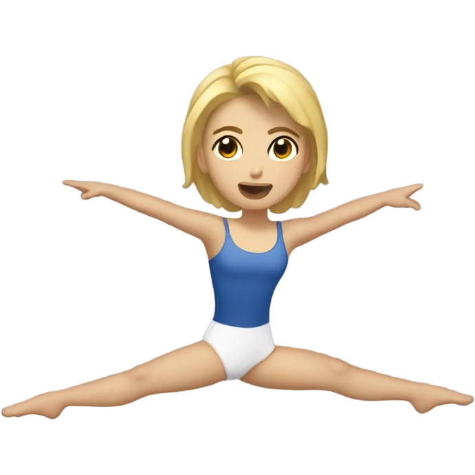 gimnasta haciendo flic emoji