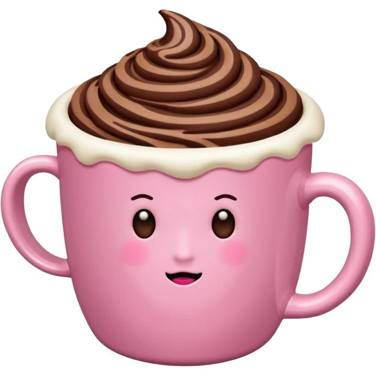 Pink mocha aesthetic  no use face emoji